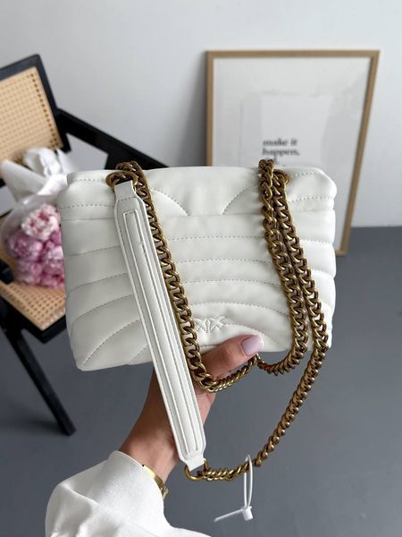 Сумка Pinko Love Bag Puff Butterfly Quilt White/Gold 1012 фото
