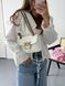 Сумка Pinko Love Bag Puff Butterfly Quilt White/Gold 1012 фото 2