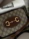 Сумка Gucci Horsebit 1955 Small Camera Shoulder Bag in Beige and Dark Brown GG Supreme Canvas/Brown Leather Trim 7719 фото 7