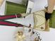 Сумка Gucci Ophidia Small Shoulder Bag with Strap in Beige and White GG Supreme Canvas with Gold Hardware 0556 фото 2