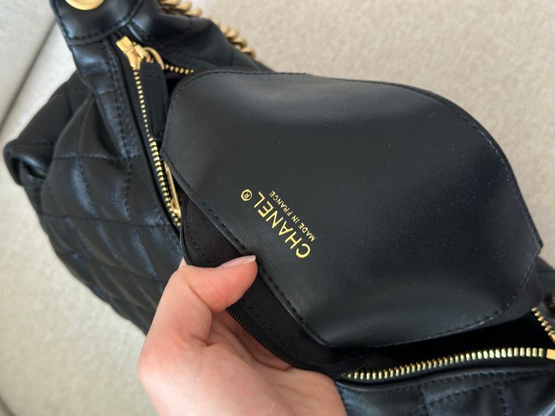 Сумка Chanel 25C Lambskin Shoulder Bag Black/Gold 99934 фото