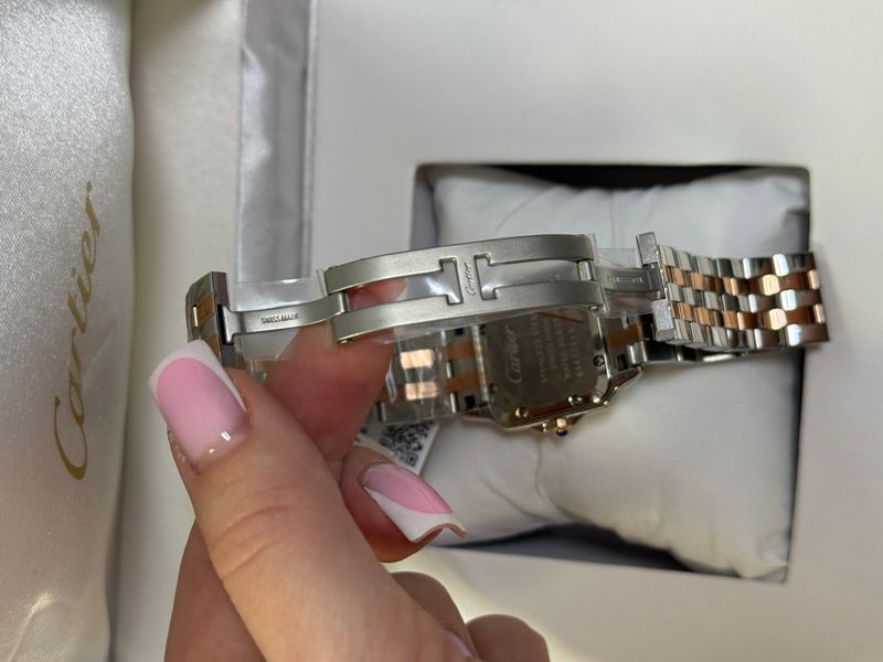 Годинник Cartier Panthere de Cartier Medium Ladies Watch Gold and Steel 643 фото