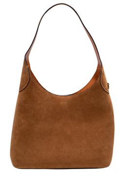 Сумка Coach Brooklyn Shoulder Bag 28 in Suede Honey Brown 991095 фото