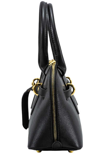 Сумка Miu Miu Aventure Top-Handle Bag in Black Nappa Leather 0482 фото