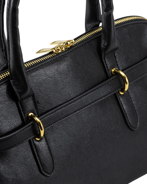 Сумка Miu Miu Aventure Top-Handle Bag in Black Nappa Leather 0482 фото