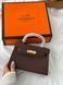 Сумка Hermes Mini Kelly 20 in Chocolate Leather/Gold Hardware 255 фото 2