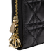 Гаманець Christian Dior Lady Dior Voyageur Wallet Black 88192 фото 3