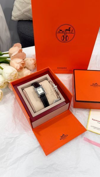 Годинник Hermes Heure H Watch 21mm + Браслет Tiffany T Wire Bracelet 4553 фото