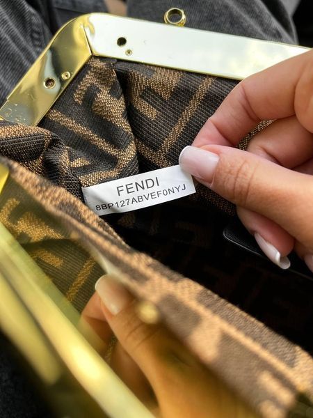 Сумка Fendi First Clutch Shoulder Bag Black 0348 фото