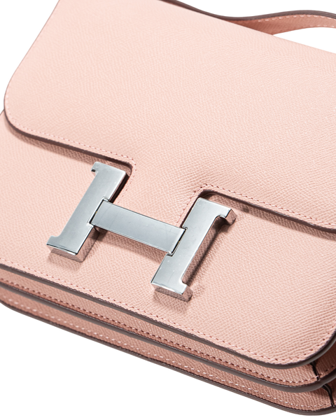 Сумка Hermes Constance 23 Bag in Rose Sakura Epsom Leather/Palladium Hardware 0487 фото