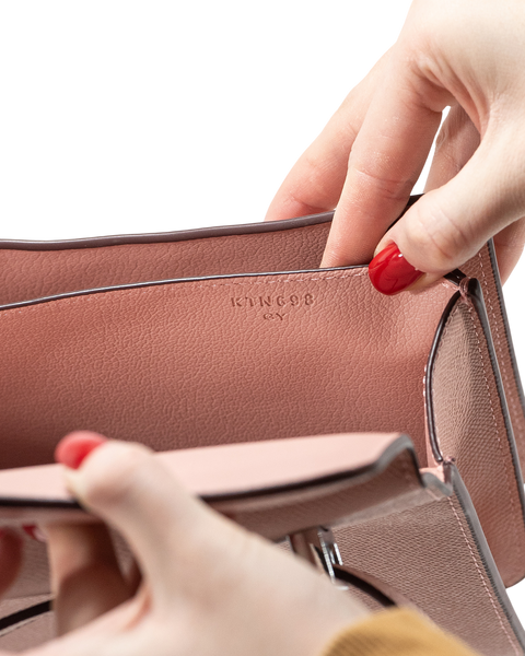 Сумка Hermes Constance 23 Bag in Rose Sakura Epsom Leather/Palladium Hardware 0487 фото