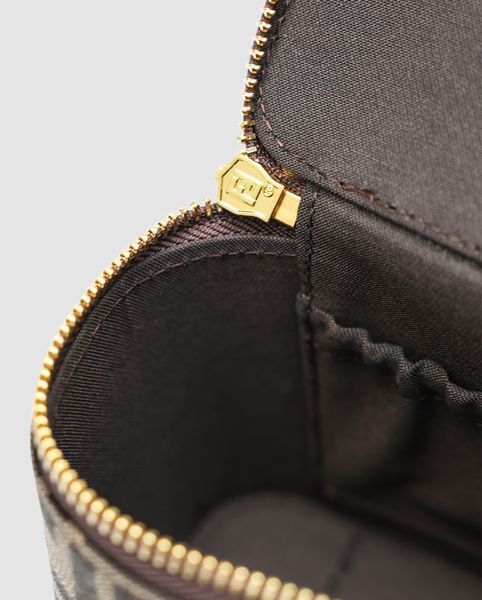 Сумка Fendi Vanity Tobacco Brown FF Jacquard Fabric Mini-bag 991063 фото