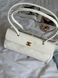 Сумка Chanel Small East West Shopping Bag in White Grained Calfskin & Gold-Tone Metal 012254 фото 3