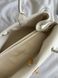Сумка Chanel Small East West Shopping Bag in White Grained Calfskin & Gold-Tone Metal 012254 фото 5