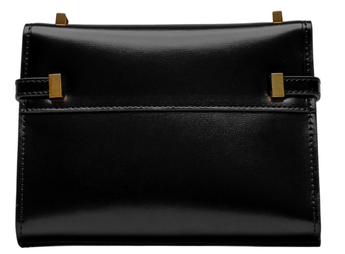 Сумка Saint Laurent Manhattan Mini Shoulder Bag in Black Leather 404 фото