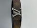 Ремінь Louis Vuitton Initials 35mm Monogram Belt Brown/Silver Buckle 66144 фото 5