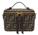 Сумка Fendi Vanity Tobacco Brown FF Jacquard Fabric Mini-bag 991063 фото 1