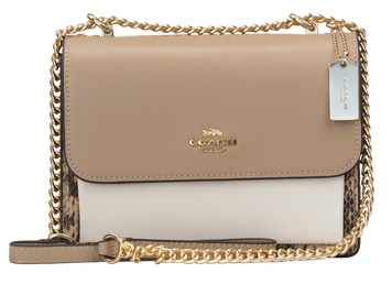 Сумка Coach Mini Klare Crossbody Bag in Multi Ivory/Chalk/Snake 0301 фото