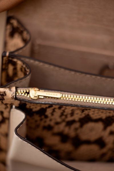 Сумка Coach Mini Klare Crossbody Bag in Multi Ivory/Chalk/Snake 0301 фото