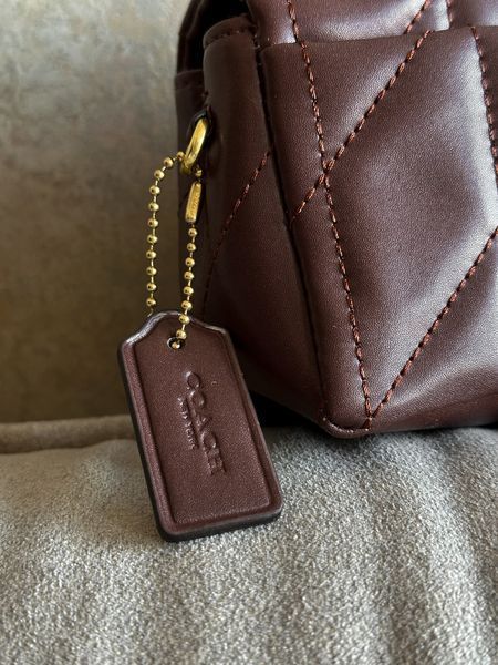 Сумка Coach Tabby Shoulder Bag 20 with Pillow Quilting Maple/Gold Hardware 0488 фото