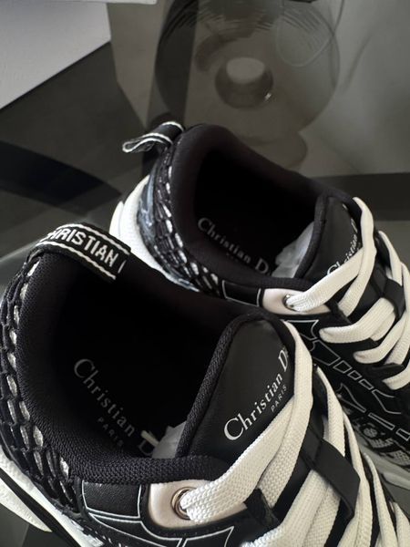 Жіночі кросівки Dior Chrono Sneaker Black/Grey 36 151 фото