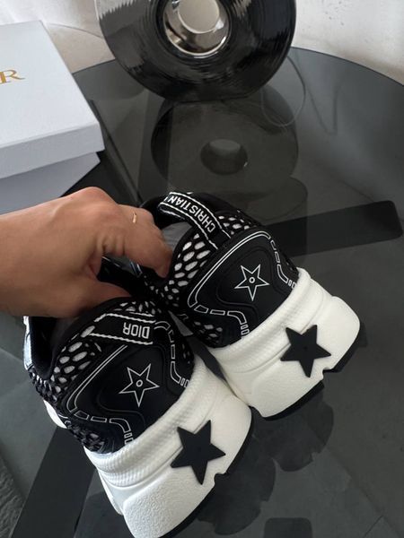 Жіночі кросівки Dior Chrono Sneaker Black/Grey 36 151 фото