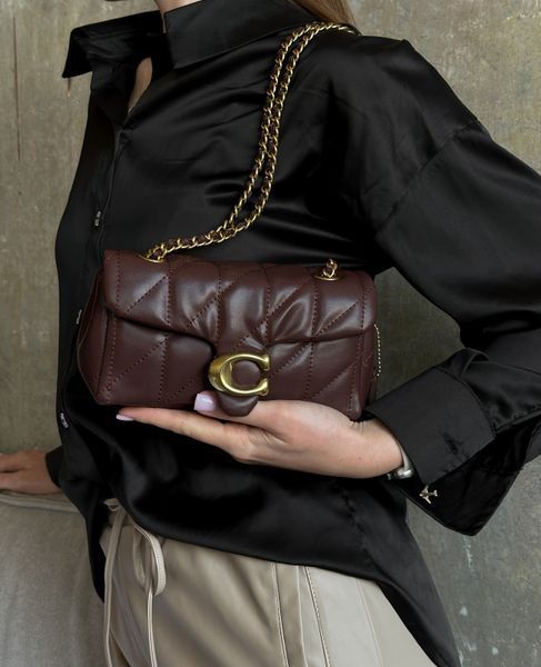 Сумка Coach Tabby Shoulder Bag 20 with Pillow Quilting Maple/Gold Hardware 0488 фото