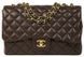 Сумка Chanel Classic 2.55 Medium Double Flap in Chocolate Leather/Gold Hardware 139 фото 1
