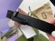Ремінь Gucci Leather Belt With Double G Gold Buckle 66142 фото 5