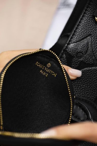 Сумка Louis Vuitton OnTheGo PM Monogram Empreinte Leather Black 0403 фото