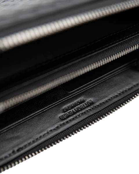 Кошелек Bottega Veneta Intrecciato Piccolo Zip Wallet Black 88184 фото