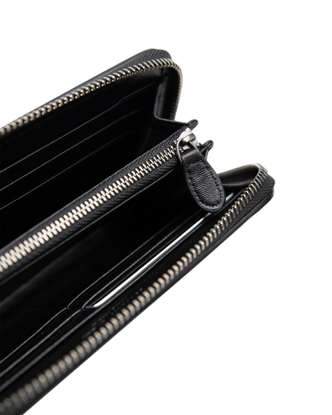Кошелек Bottega Veneta Intrecciato Piccolo Zip Wallet Black 88184 фото