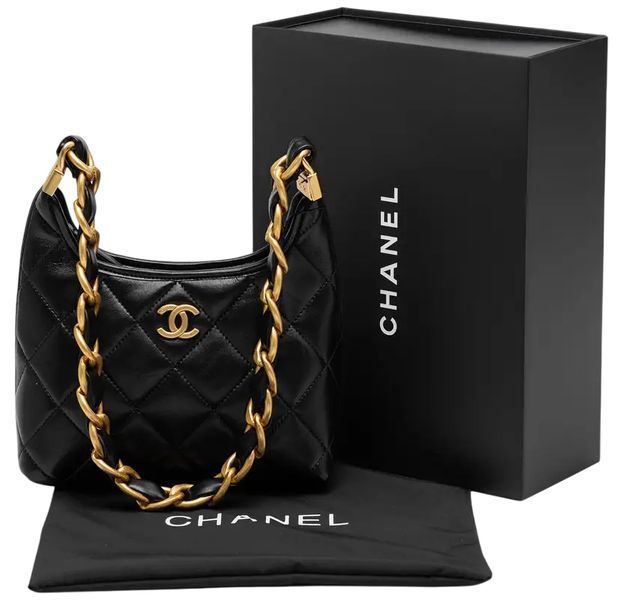 Сумка Chanel Small Hobo Bag Black 399 фото