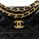 Сумка Chanel Pearl Crush Mini Clutch with Chain Black Quilted Calfskin 8014 фото 3