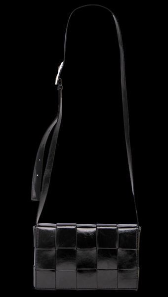 Сумка Bottega Veneta Cassette in Intrecciato Leather Black 99778 фото
