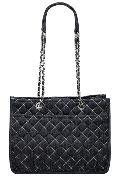 Сумка Chanel Denim Tote Bag with Wild Stitch Quilting 991075 фото