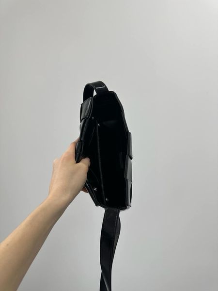 Сумка Bottega Veneta Cassette in Intrecciato Leather Black 99778 фото