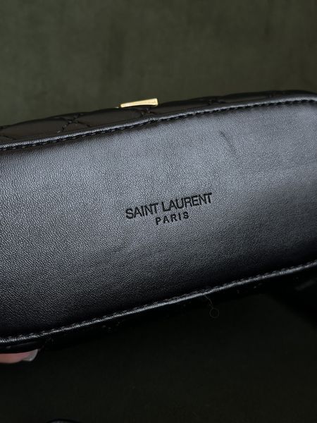 Сумка Saint Laurent Gaby Vanity Bag in Black Lambskin 0451 фото