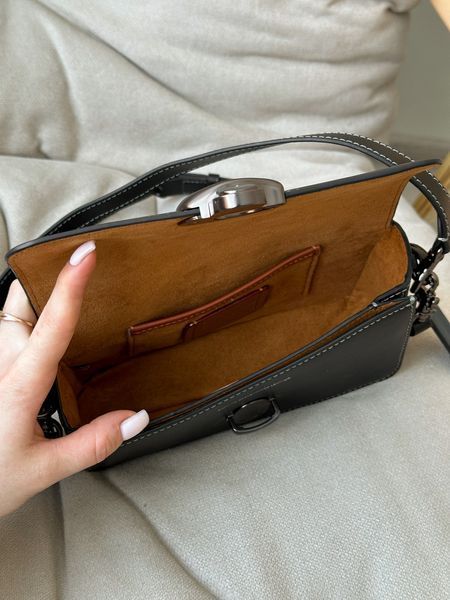 Cумка Coach Studio Baguette Bag in Glovetanned Leather Black 0409 фото