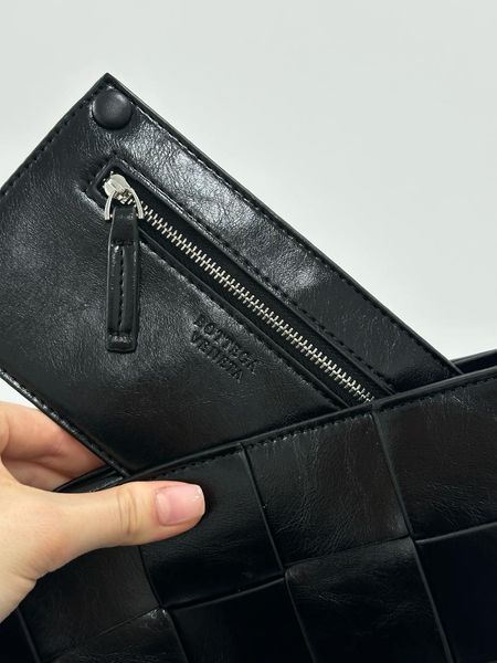 Сумка Bottega Veneta Cassette in Intrecciato Leather Black 99778 фото
