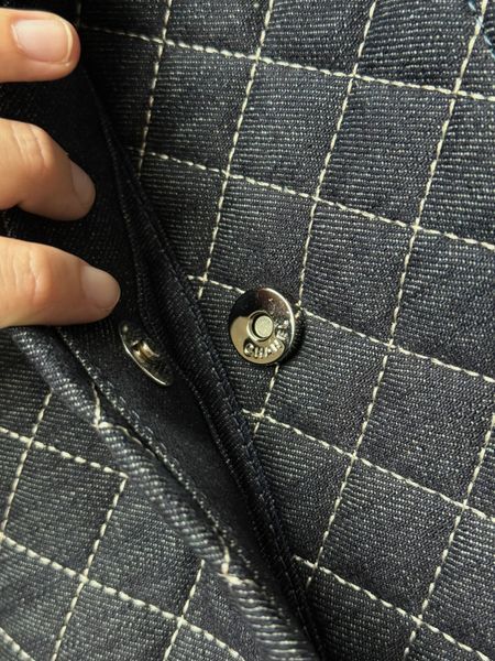 Сумка Chanel Denim Tote Bag with Wild Stitch Quilting 991075 фото