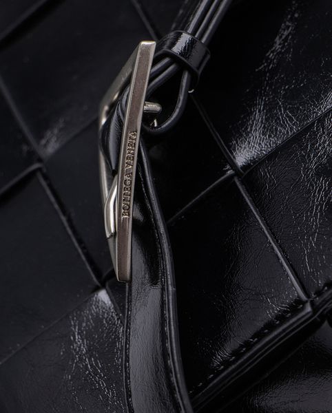 Сумка Bottega Veneta Cassette in Intrecciato Leather Black 99778 фото