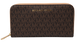 Гаманець Michael Kors Large Wallet Zip Brown 88181 фото 1