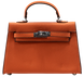 Сумка Hermes Mini Kelly 22 in Orange Epsom Leather/Palladium Hardware 111 фото 1