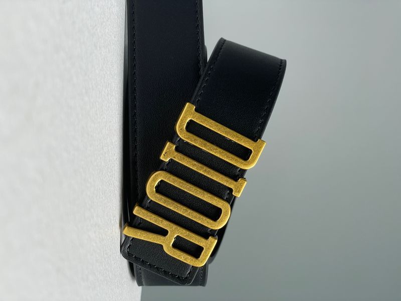 Ремінь Dior D-Fence Belt Black Smooth Calfskin 66137 фото