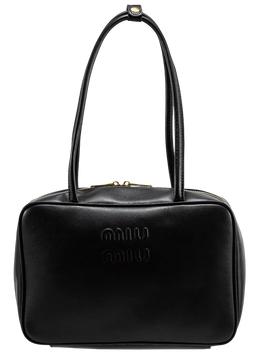 Сумка Miu Miu Arcadie Softy Handbag in Black Leather 0490 фото