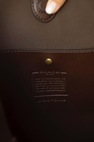 Сумка Coach Manhattan Tote Bag Brown 0532 фото