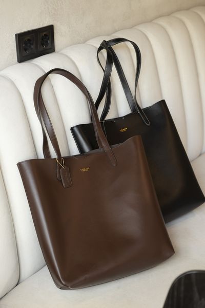 Сумка Coach Manhattan Tote Bag Brown 0532 фото