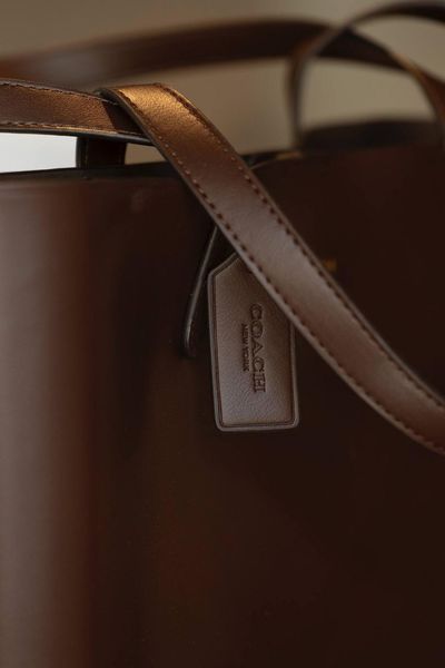 Сумка Coach Manhattan Tote Bag Brown 0532 фото