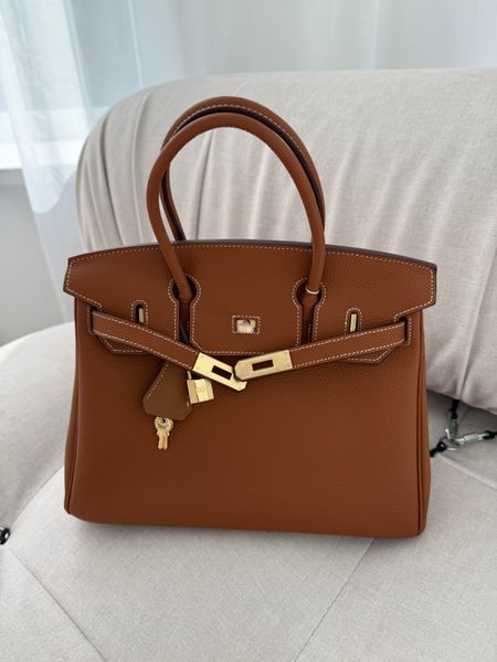 Сумка Hermes Birkin 30 in Gold Togo Leather/Gold Hardware 429 фото